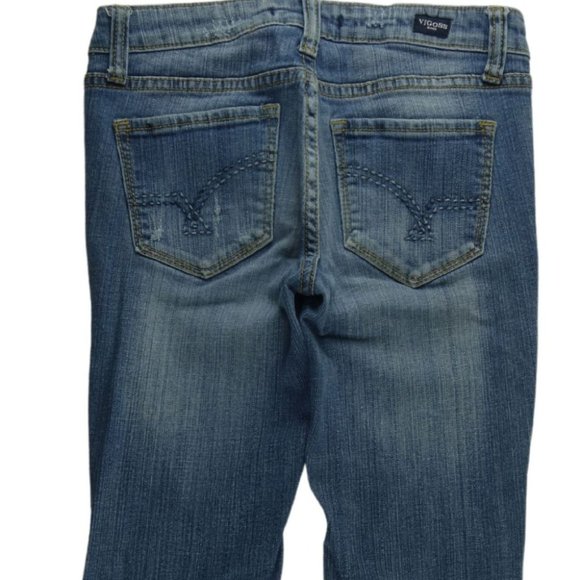 Vigoss Flare Leg Jeans Women's 0 Stretch Low C691 - Picture 3 of 4